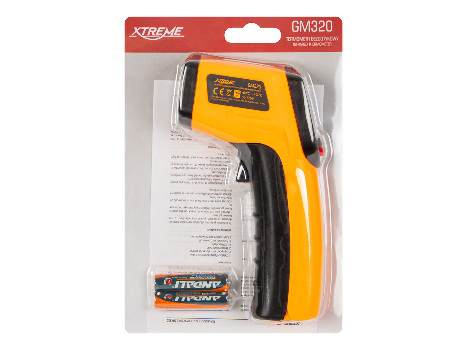Temperatuurimõõtja püromeeter GM320 XTREME 50-176 - Image 3
