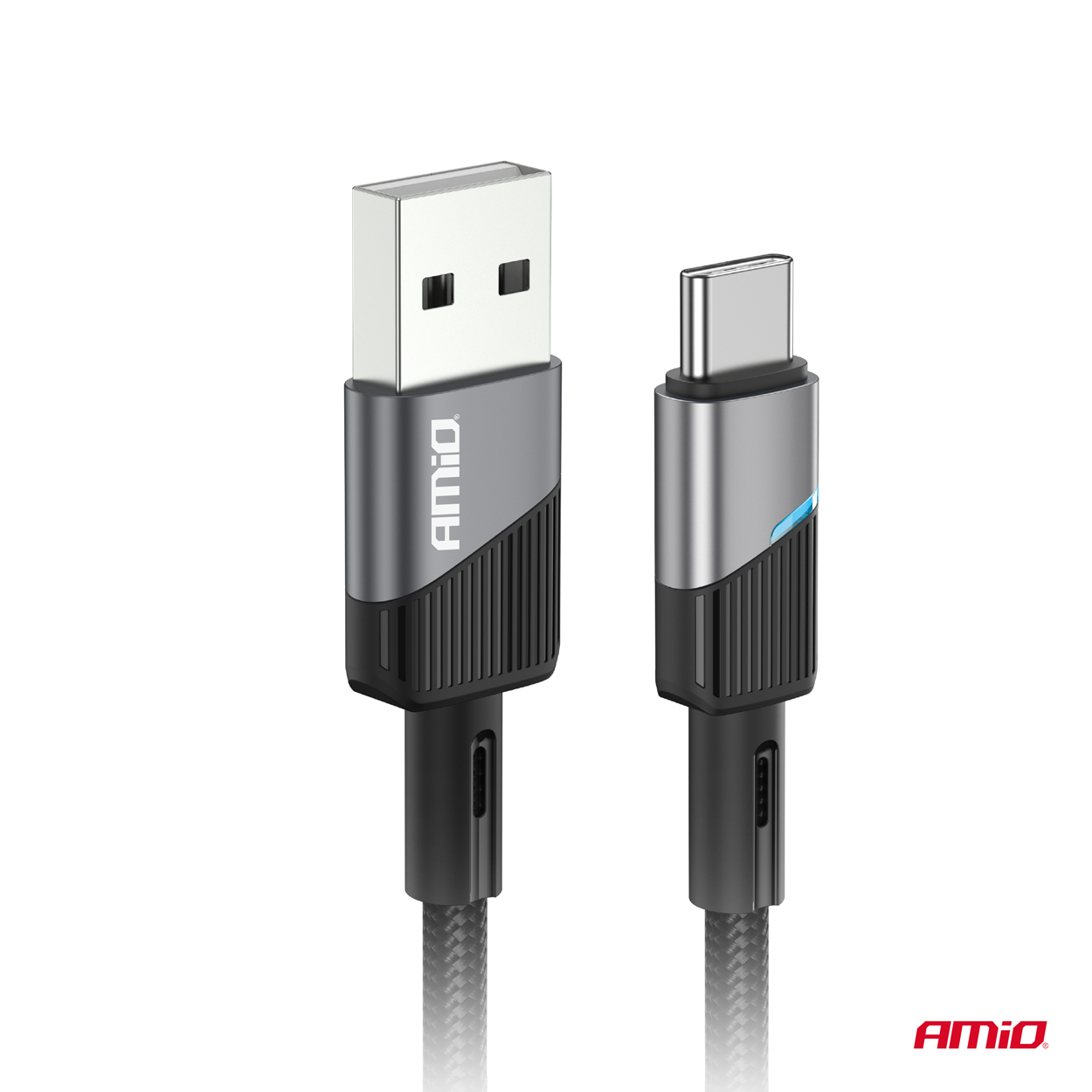 USB-C-kaabel 3A 200cm FullLINK Amio 03924 - Image 2