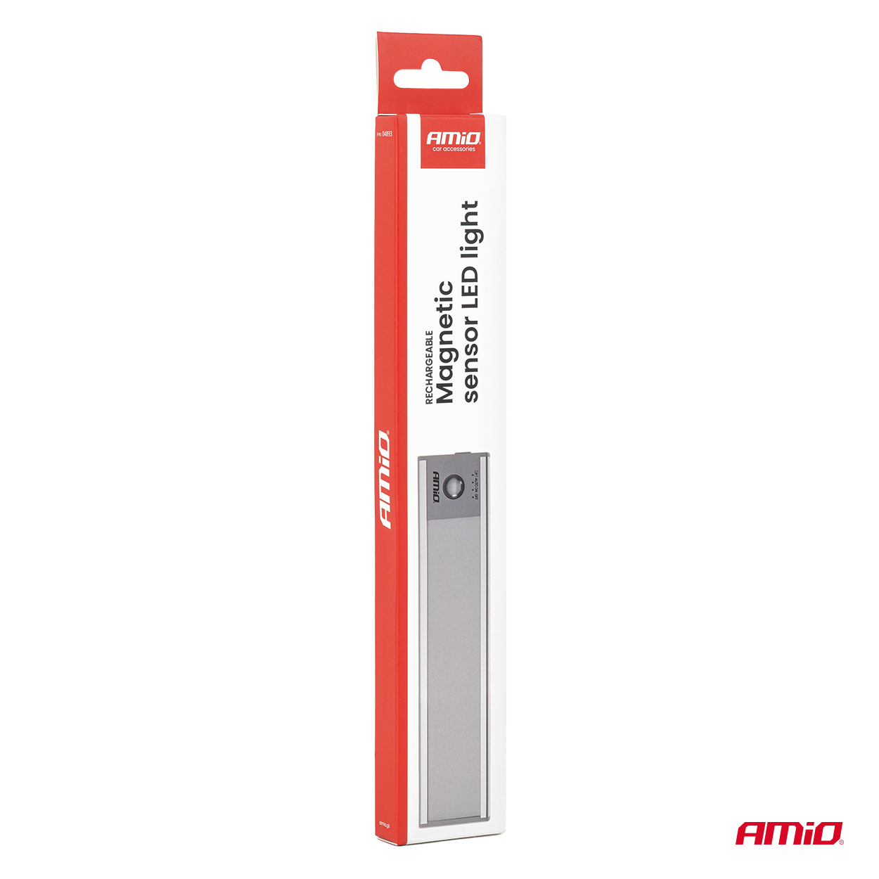 LED-lamp laetav liikumisanduriga 1.2W 1000mAh USB-C 23cm Amio 04893 - Image 11