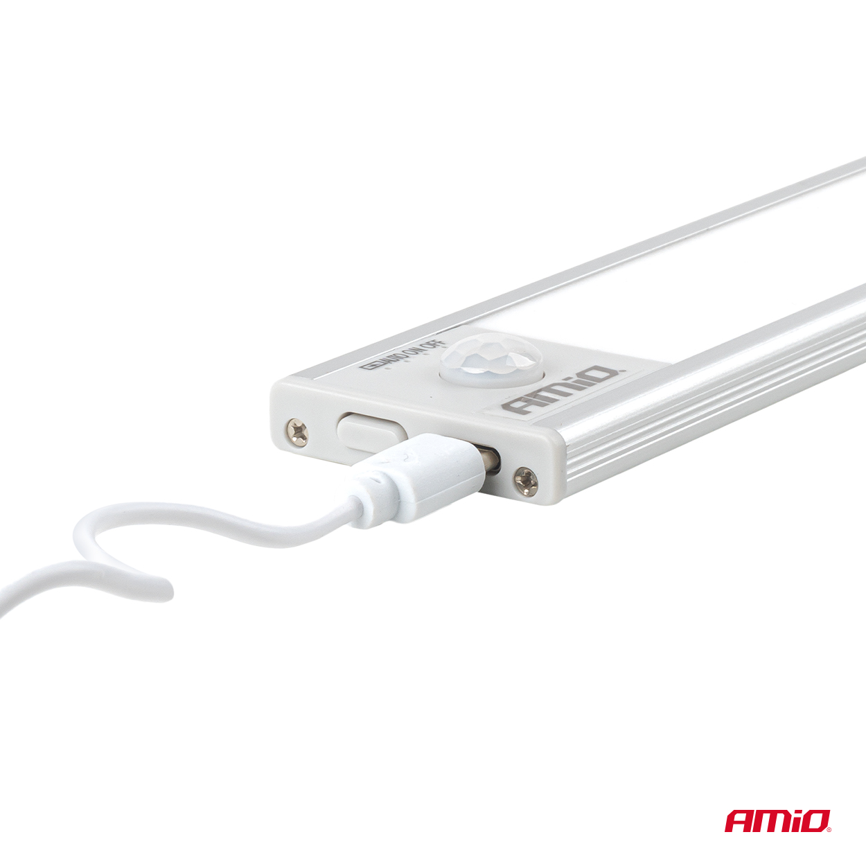 LED-lamp laetav liikumisanduriga 1.2W 1000mAh USB-C 23cm Amio 04893 - Image 9