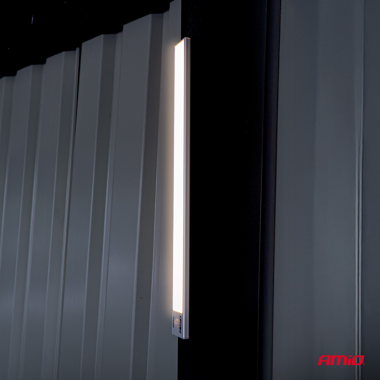 LED-lamp laetav liikumisanduriga 2W 1500mAh USB-C 40cm Amio 04894 - Image 5