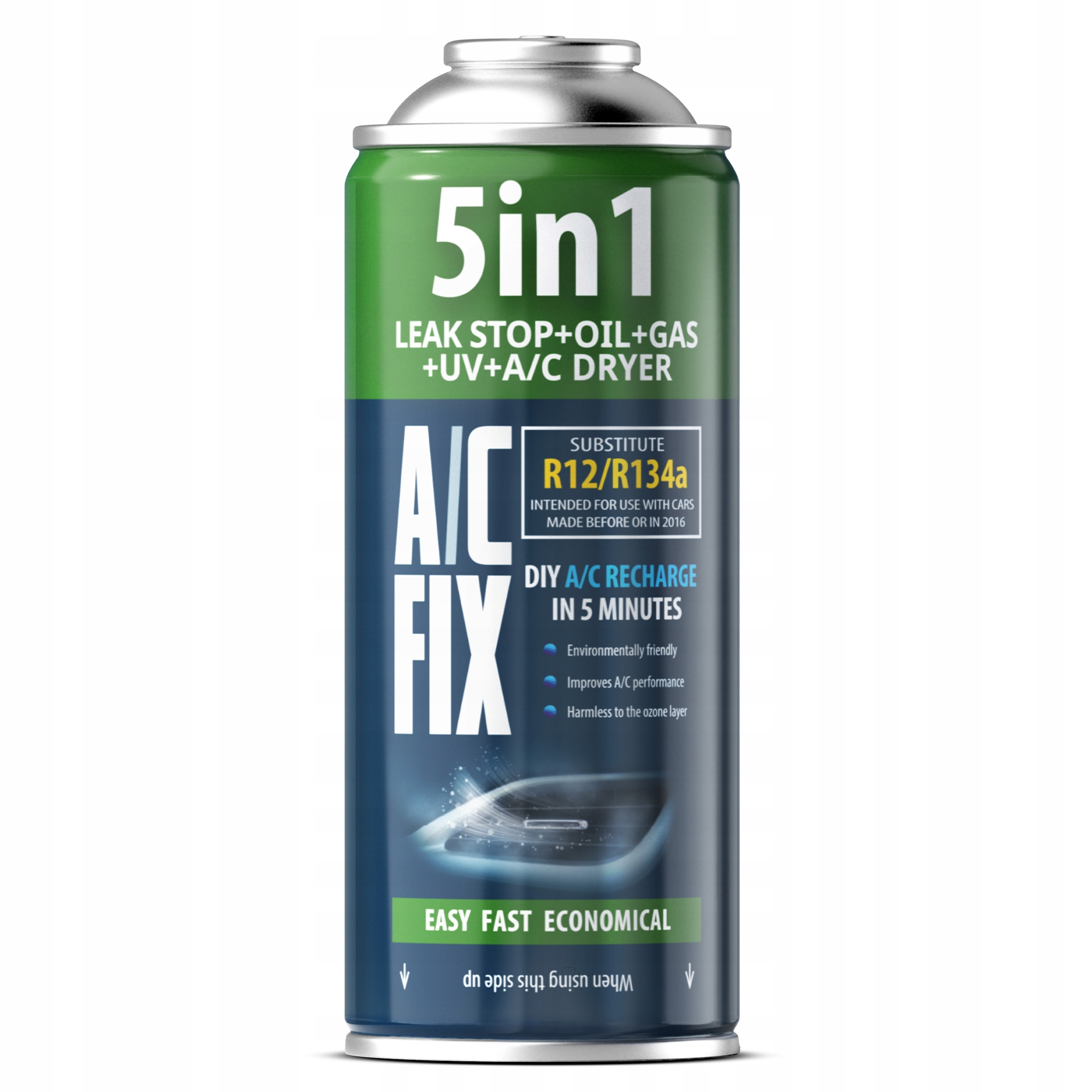 kliimaseadme- külmaaine gaas 5in1 r12-r134a 235g ac-fix 52-334 hasmar auto
