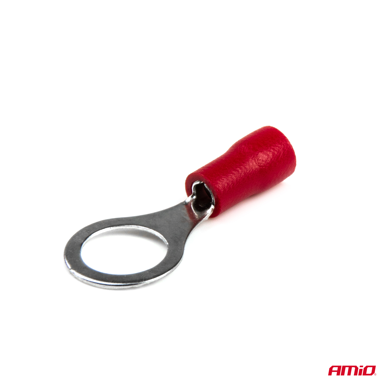 Juhtmeotsikud auguga punane 8,4mm 10tk Amio 03079 - Pilt 2