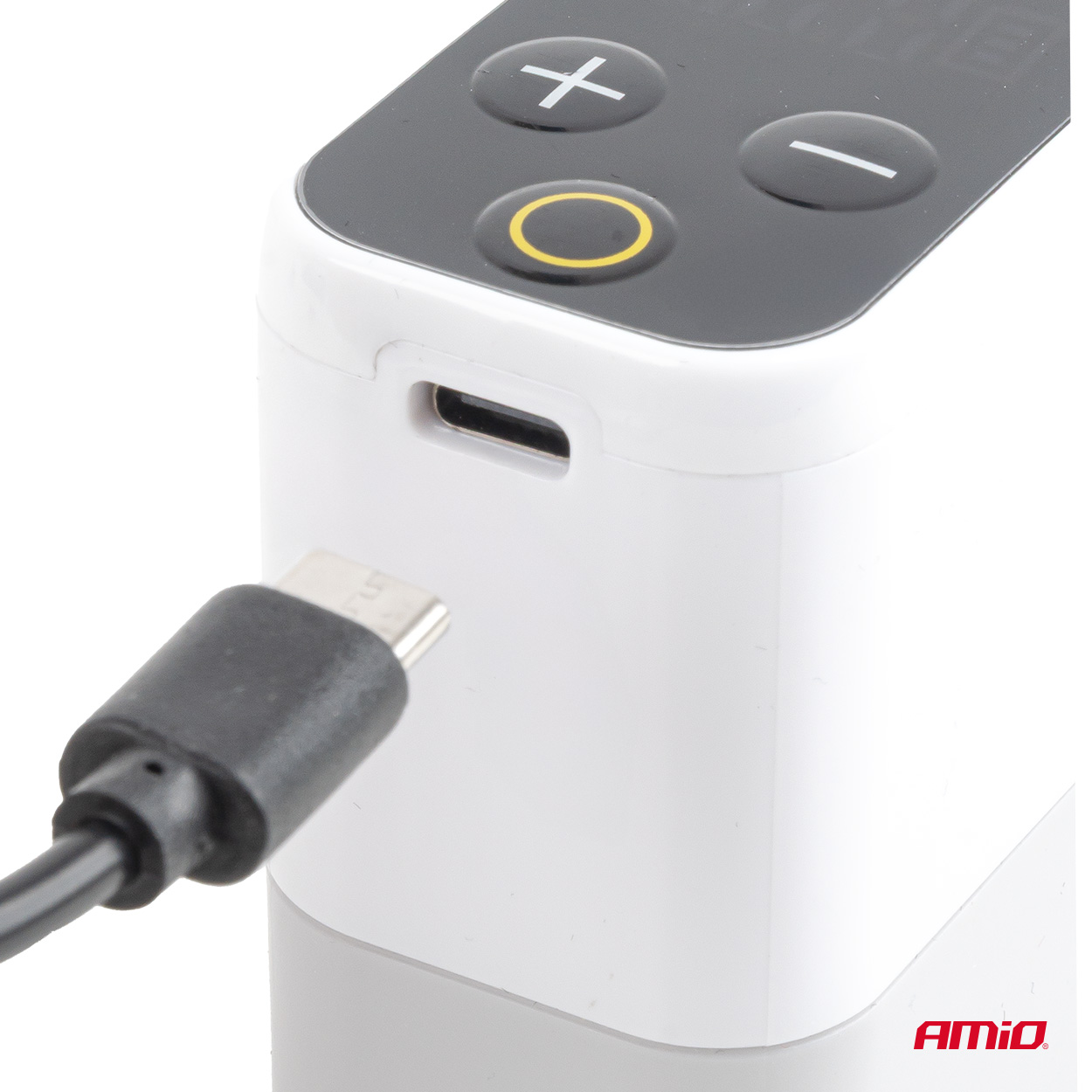 Jalgrattakompressor MINI akuga LED-ekraaniga 40W USB-C Amio 04946 - Pilt 7