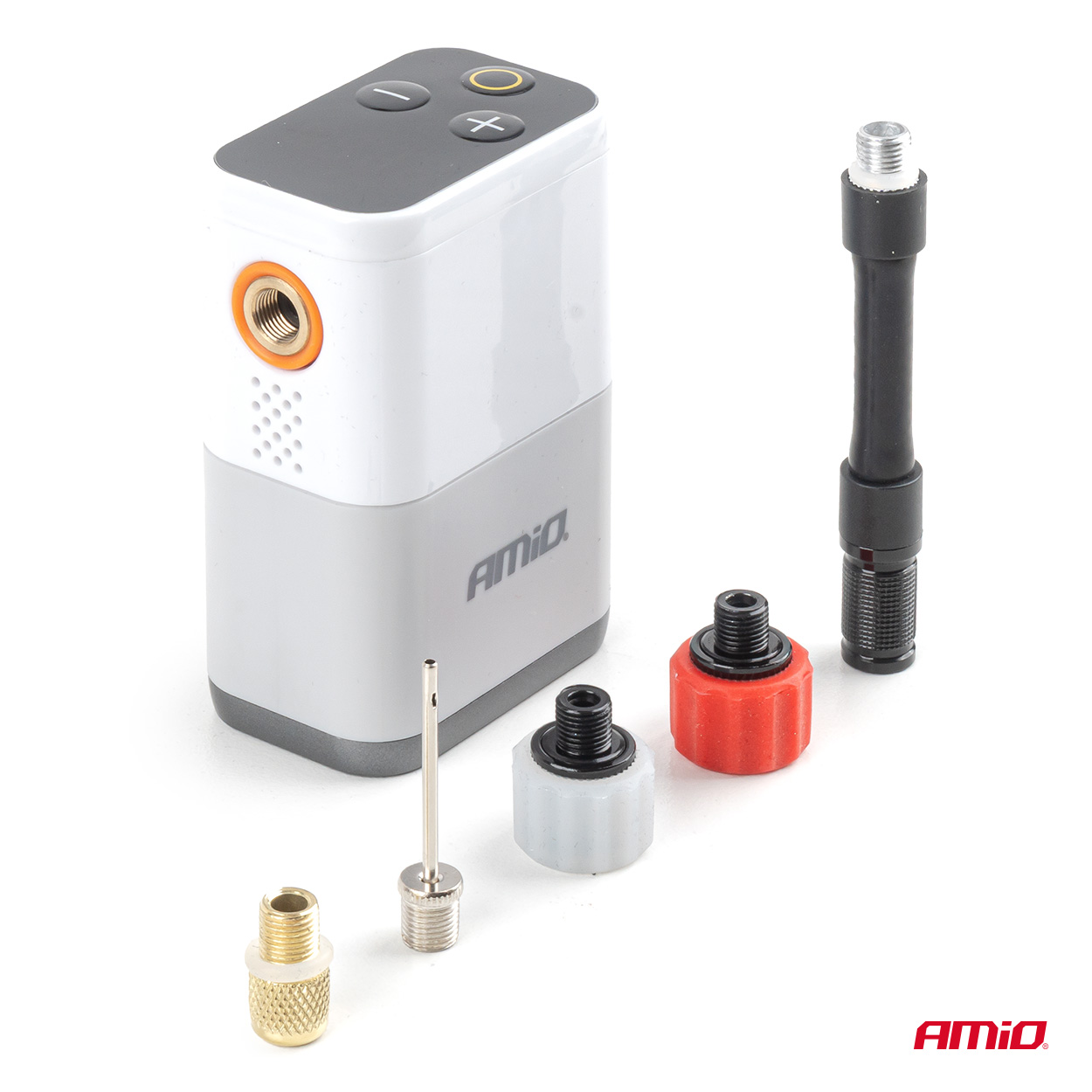 Jalgrattakompressor MINI akuga LED-ekraaniga 40W USB-C Amio 04946 - Pilt 9