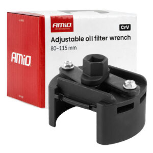 õlifiltri võti reguleeritav 80-115mm crv amio 04955 hasmar auto