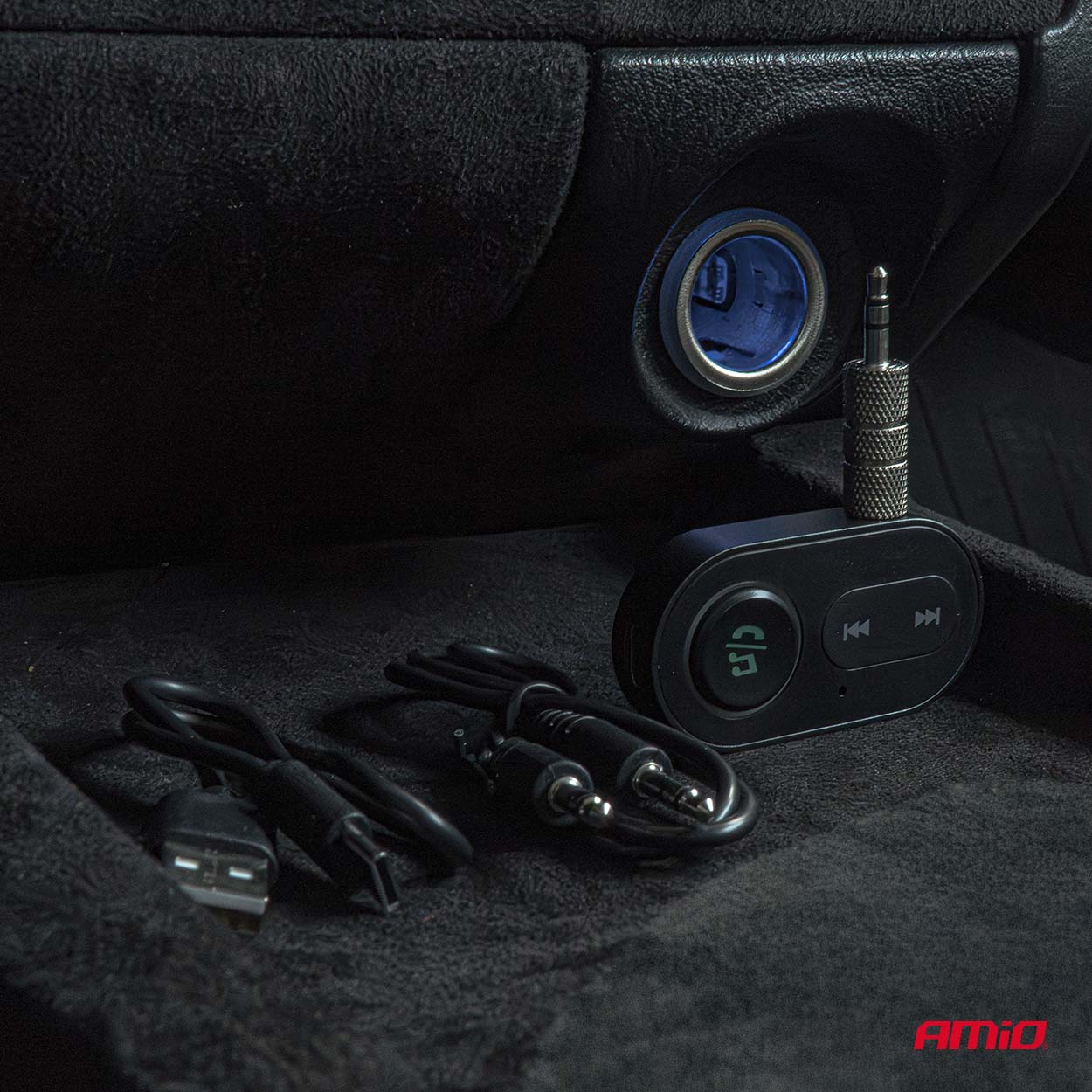 Bluetooth-vastuvõtja mini-AUX-pesa jaoks Amio 04658 - Pilt 2