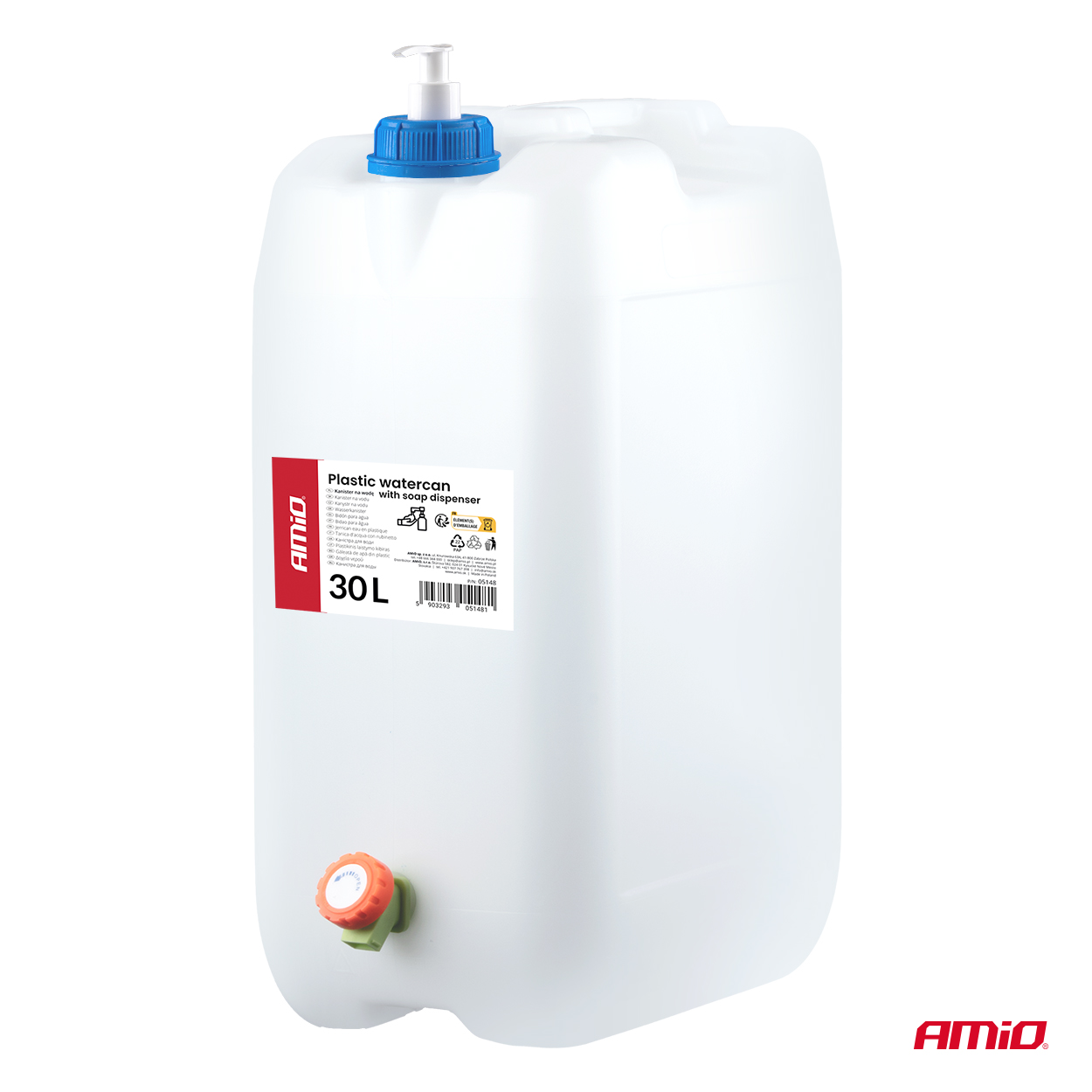 Veekanister seebidosaatoriga 30L Amio 05148 - Pilt 6