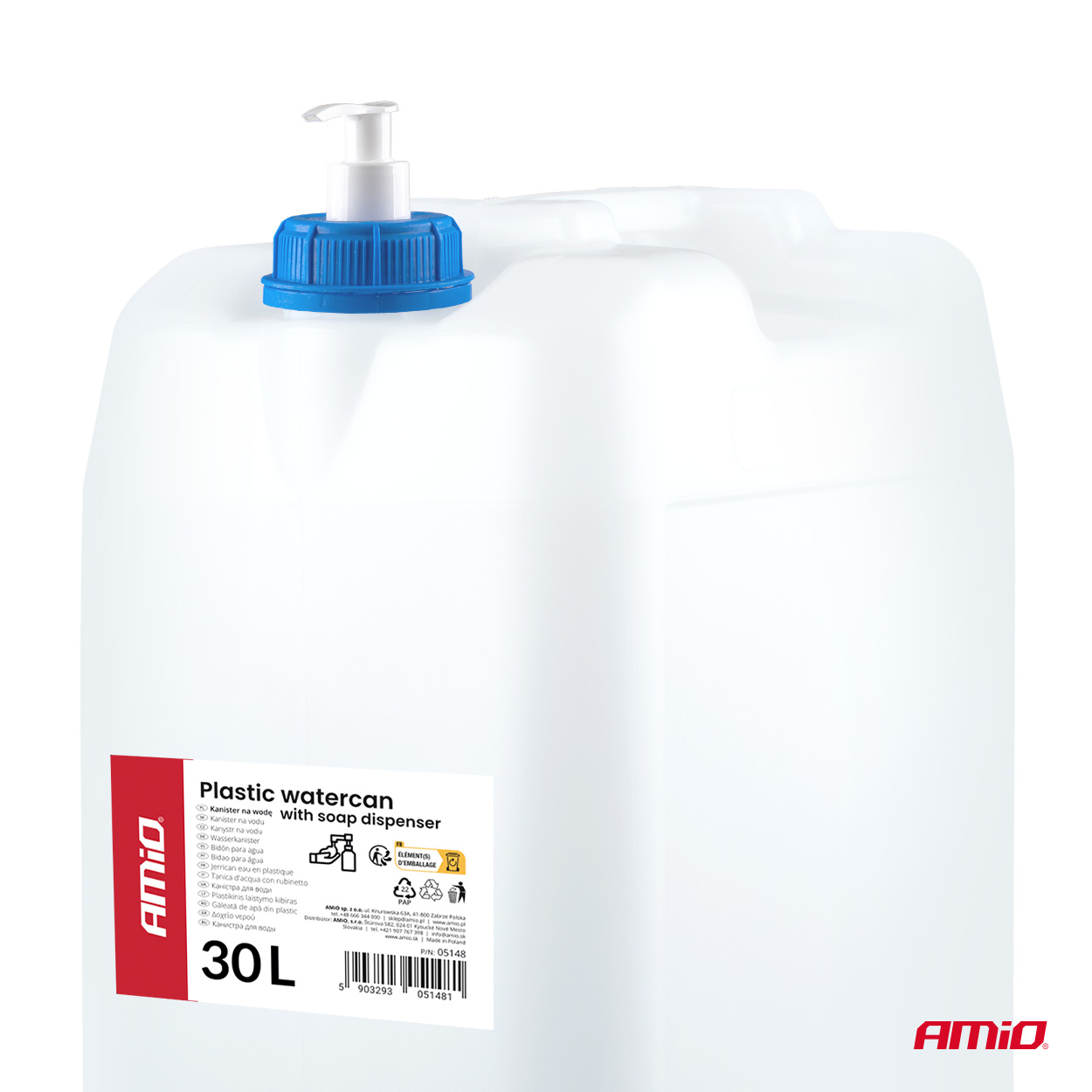 Veekanister seebidosaatoriga 30L Amio 05148 - Pilt 7