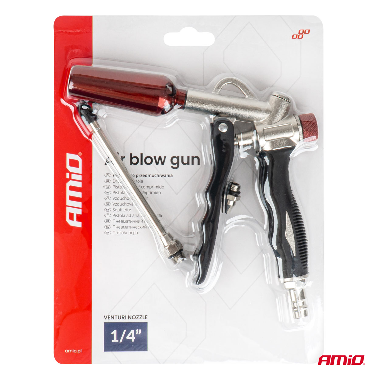 Suruõhupüstol Venturi otsikuga, 1/4" Amio 04928 - Pilt 8