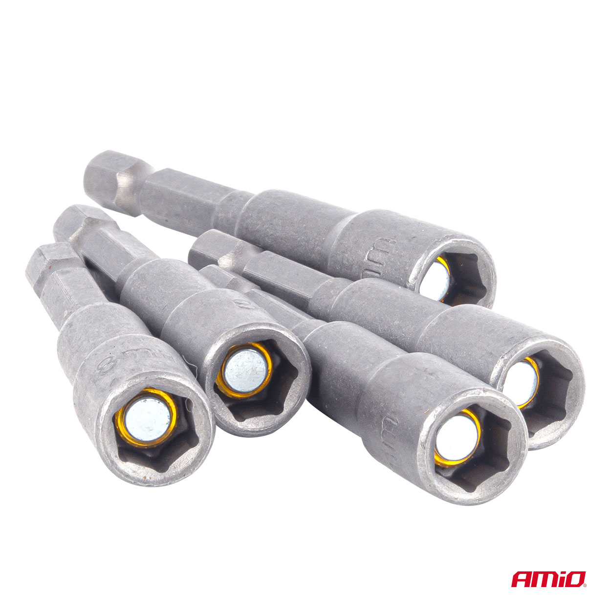 Magnetiliste padrunotsikute komplekt 5-osa 8x65mm Amio 04938 - Pilt 4