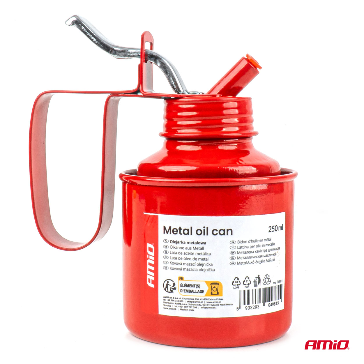 Õlikann metallist 250ml Amio 04981 - Pilt 5