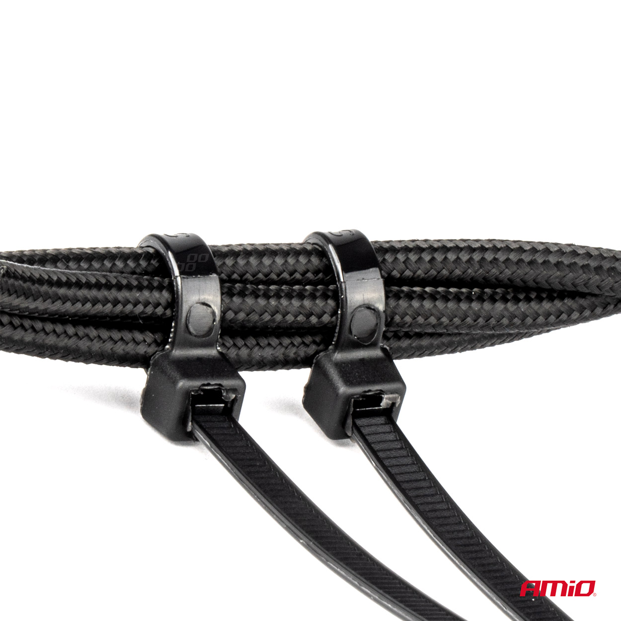 Juhtmevitsad 2,5x100mm 100tk must Amio 02150 - Pilt 5