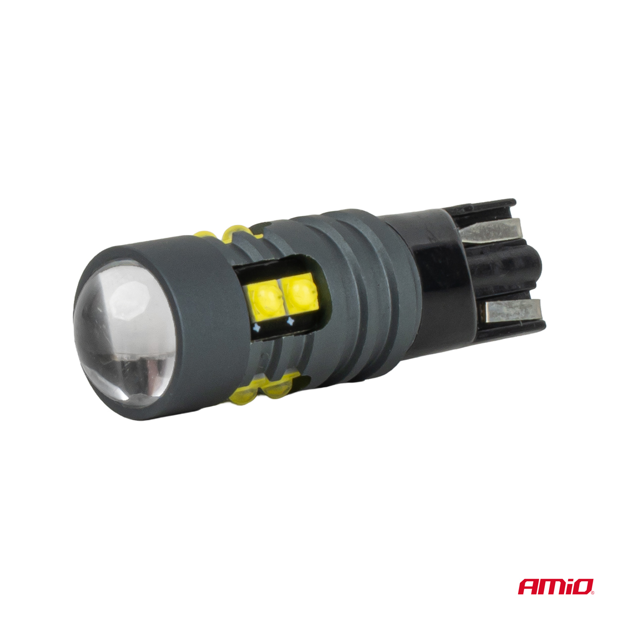 LED-pirnid STANDARD W5W T10 2525 10SMD valged 12V/24V Amio 04993 - Pilt 3