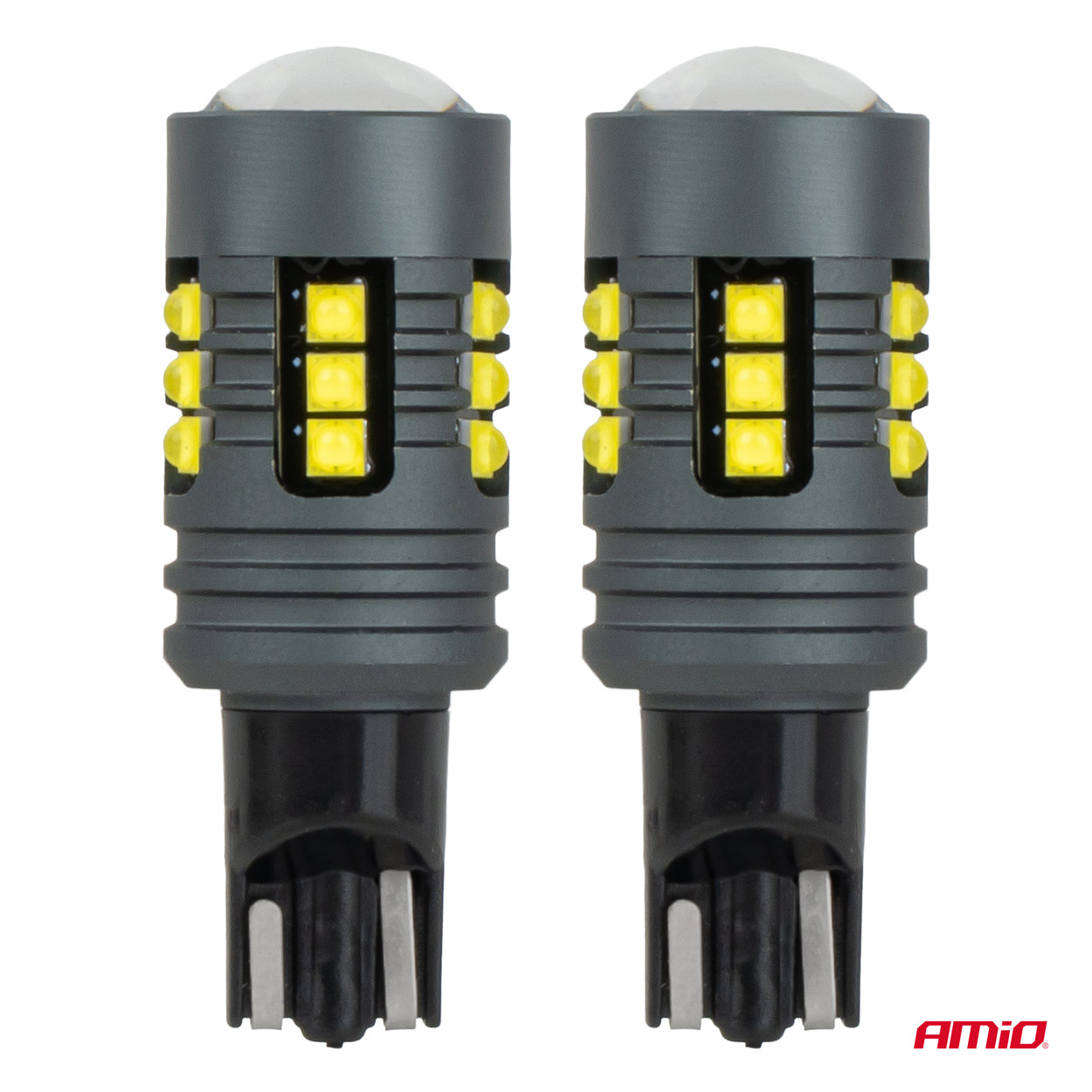 LED-pirnid STANDARD W16W T15 2525 18SMD valged 12V/24V Amio 04994 - Pilt 2