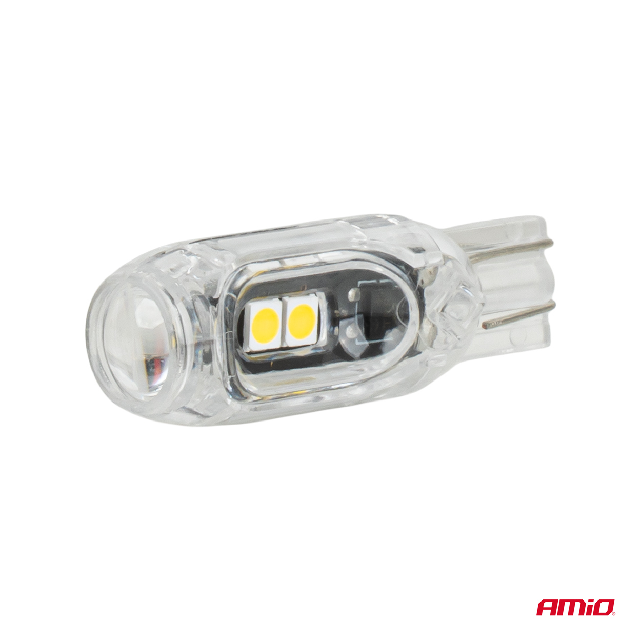LED-pirnid STANDARD W5W T10 2835 5SMD valge 12V Amio 04995 - Pilt 3