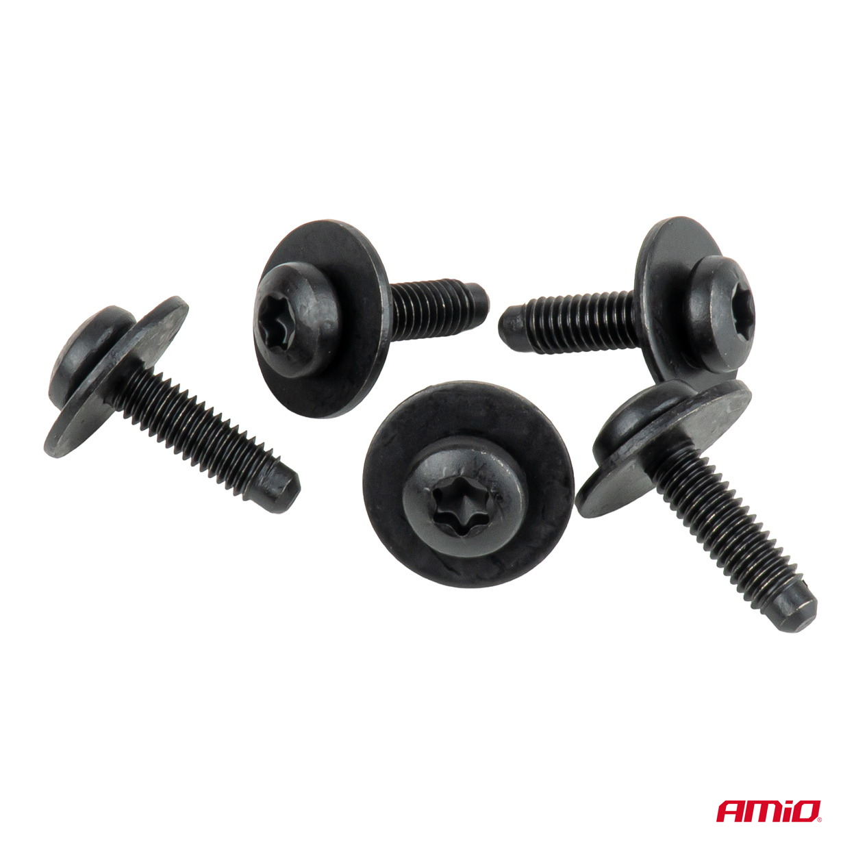 Kruvide komplekt seibiga ⌀6 mm, 23mm torx 5tk Amio 05042 - Pilt 2