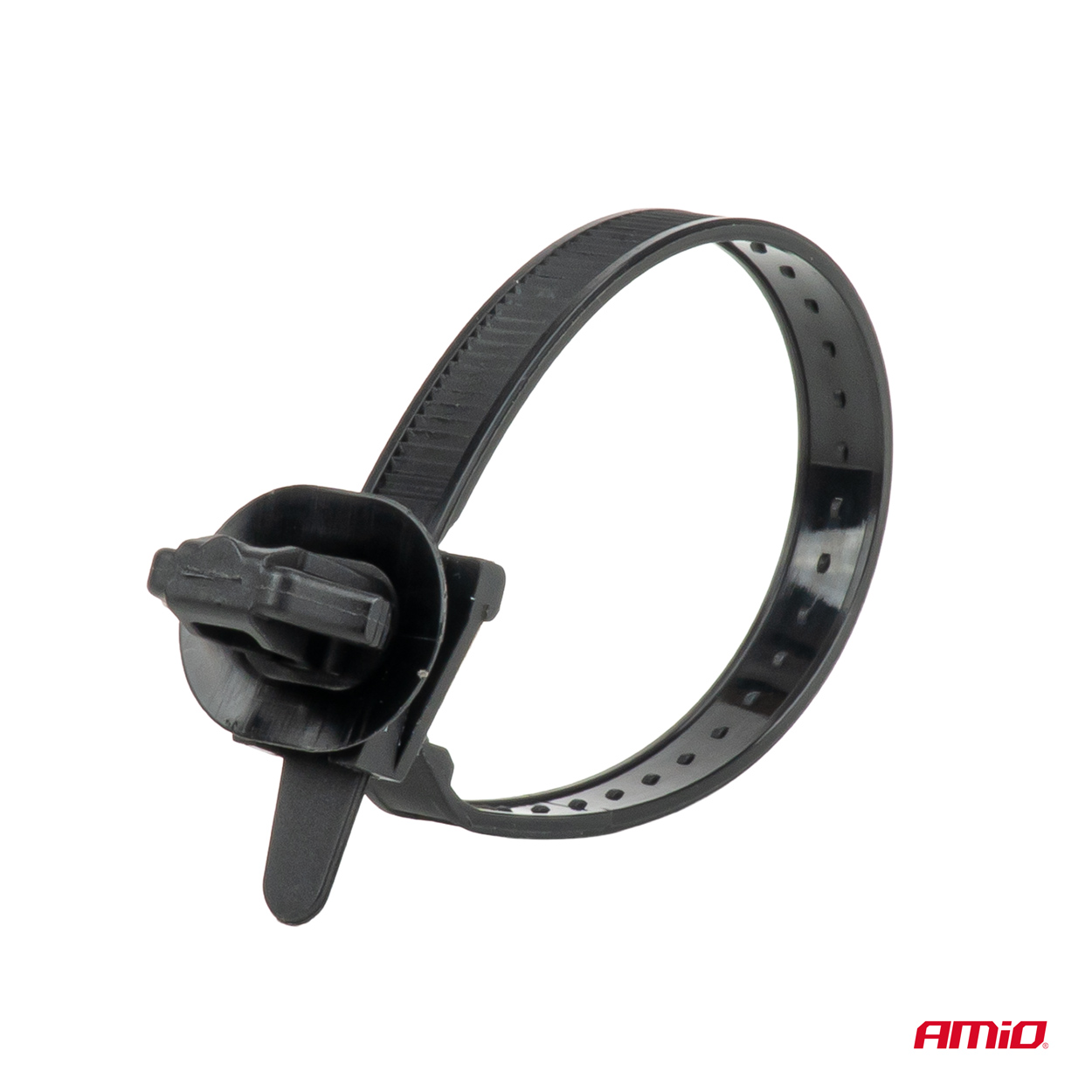 Mustade kaablisidemete komplekt 10tk Amio 05043 - Pilt 3