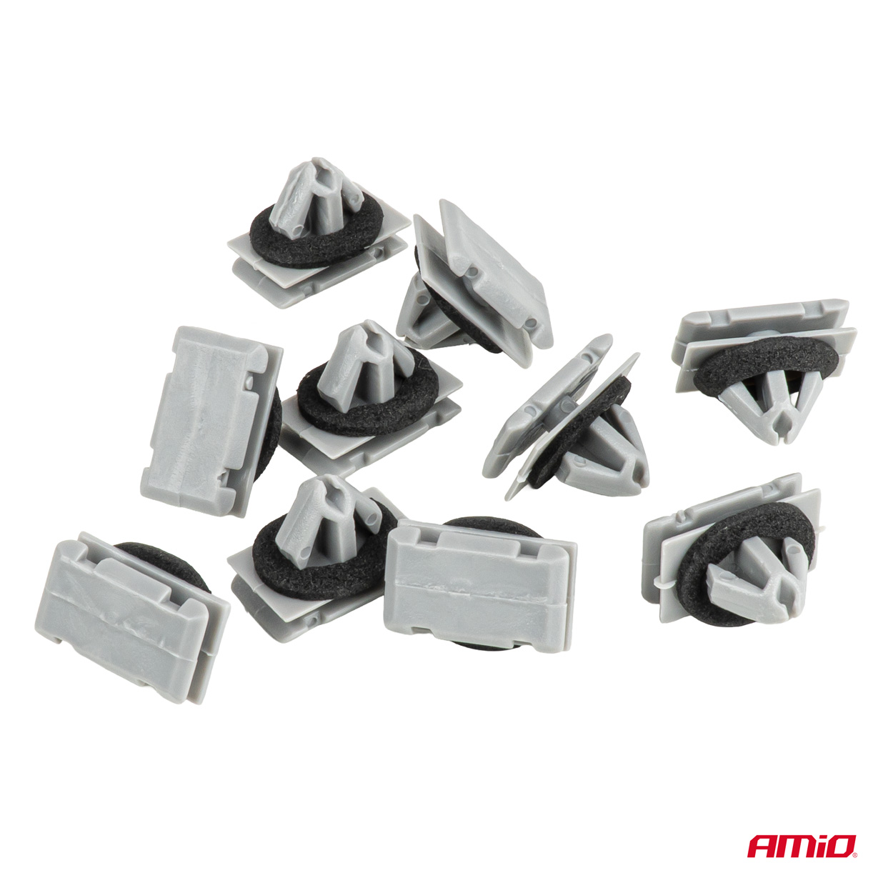 Lävepaku tüüblite komplekt kummitihendiga 11mm 10tk Amio 05047 - Pilt 2