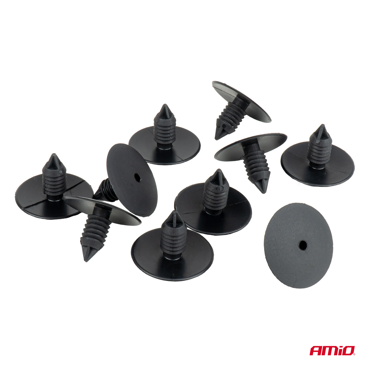 Rattakoopa tüüblite komplekt 25mm ⌀ 10,5mm 10tk Amio 05052 - Pilt 2