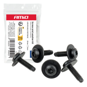 kruvide komplekt seibiga ⌀6mm 23mm torx 5tk amio 05042 hasmar auto