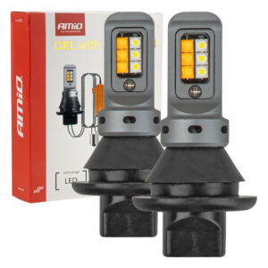 led päevasõidutuled-suunatuled drl canbus 12smd 12v/24v amio 05005 hasmar auto